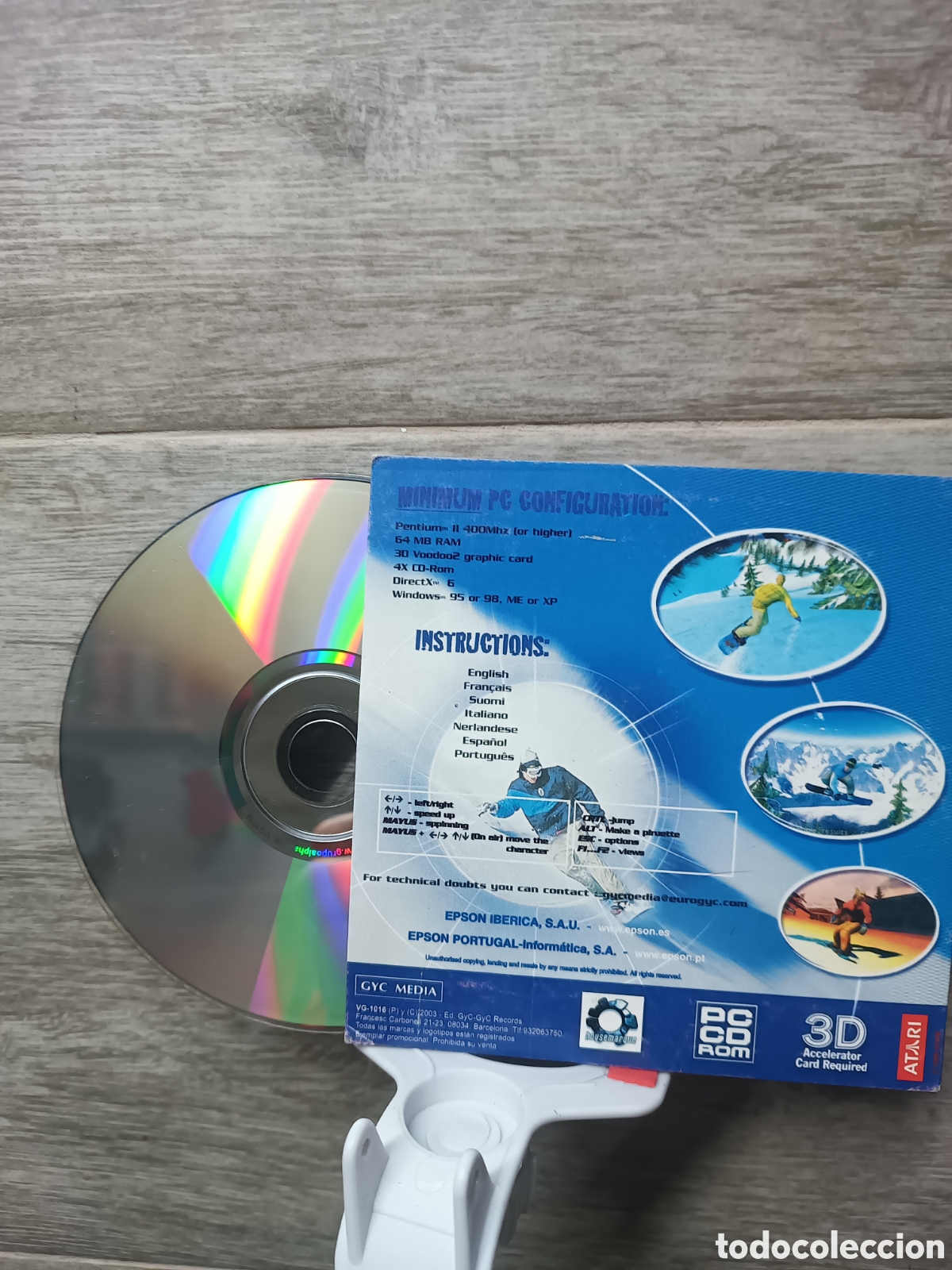 Videojuegos y consolas: Antiguo juego supreme snowboarding - Foto 2