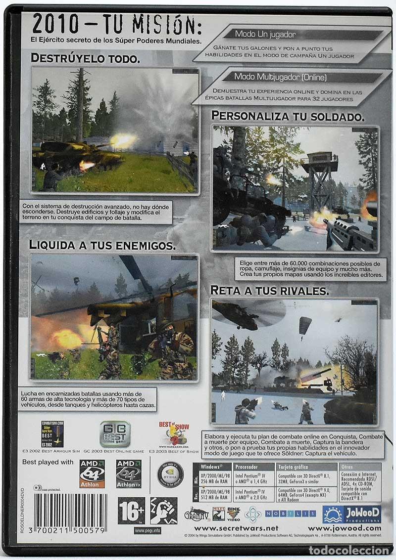 Videojuegos y consolas: Soldner. Secret War. PC - Foto 2