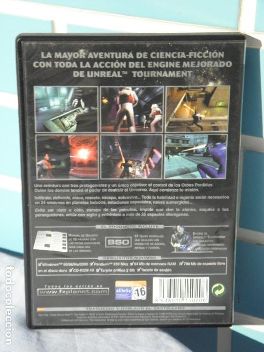 Videojuegos y consolas: Juego para Pc The Fallen, Star Trek Deep Space Nine CD-ROM FX - Foto 2