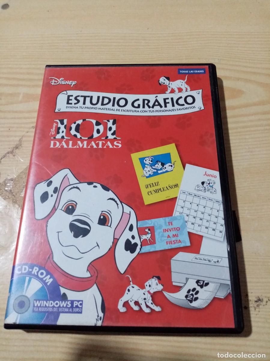 Videojuegos y consolas: PC CD ROM. ESTUDIO GRAFICO. 101 DALMATAS. C21DVD - Foto 1