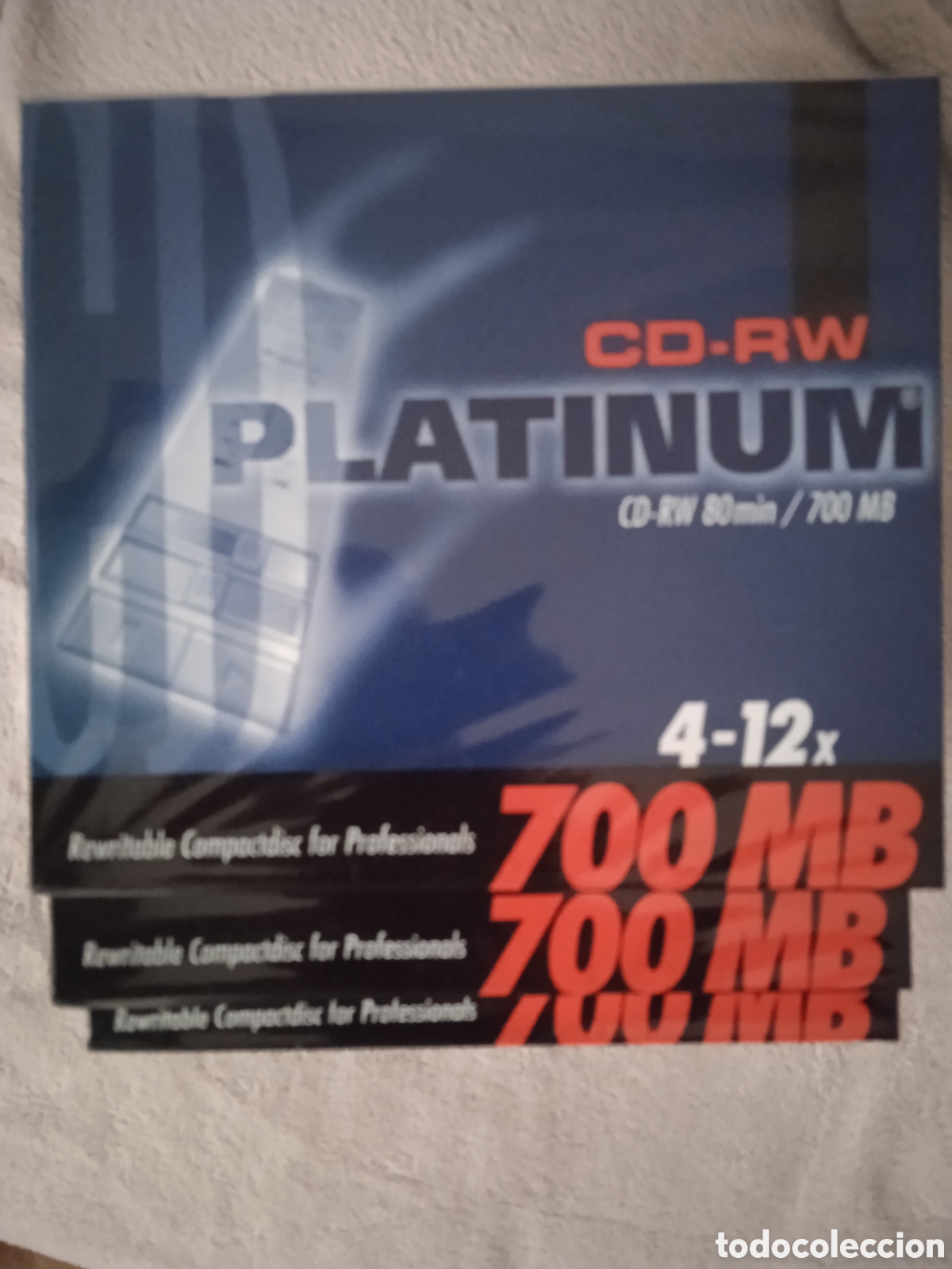 Videojuegos y consolas: 5 CDs Regrabables Platinum - Foto 1