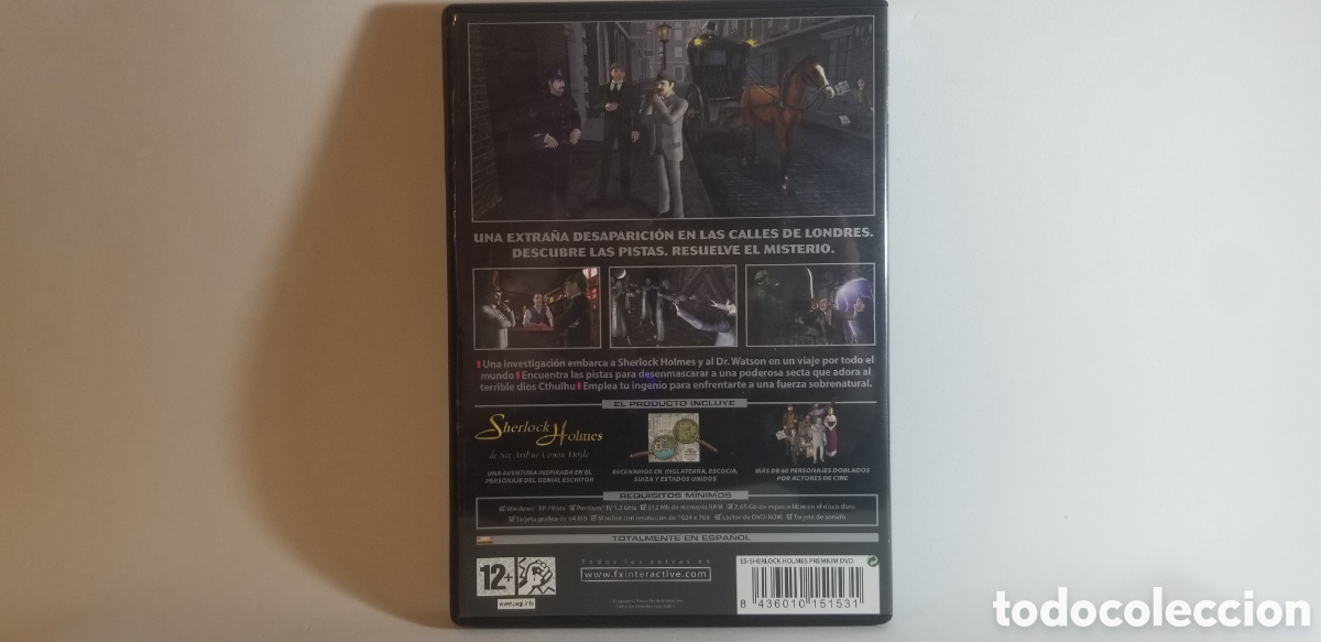 Videojuegos y consolas: SHERLOCK HOLMES La aventura PC - Foto 2