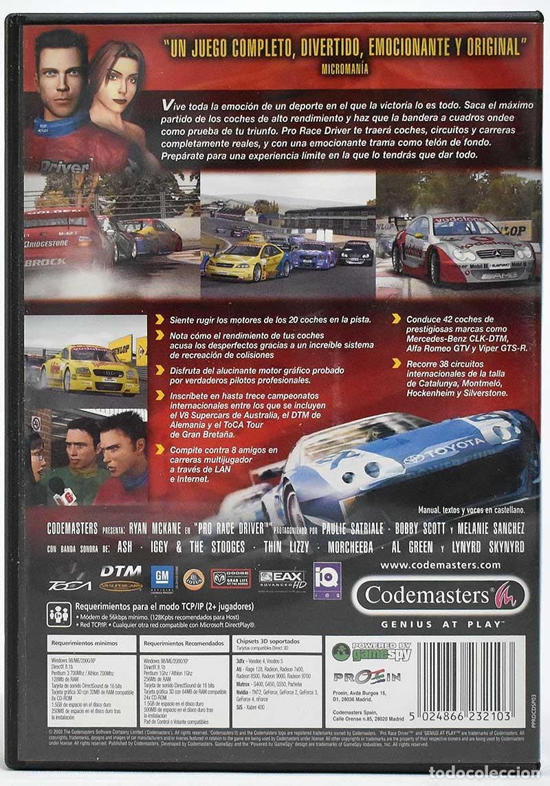 Videojuegos y consolas: Pro Racer Driver. PC - Foto 2