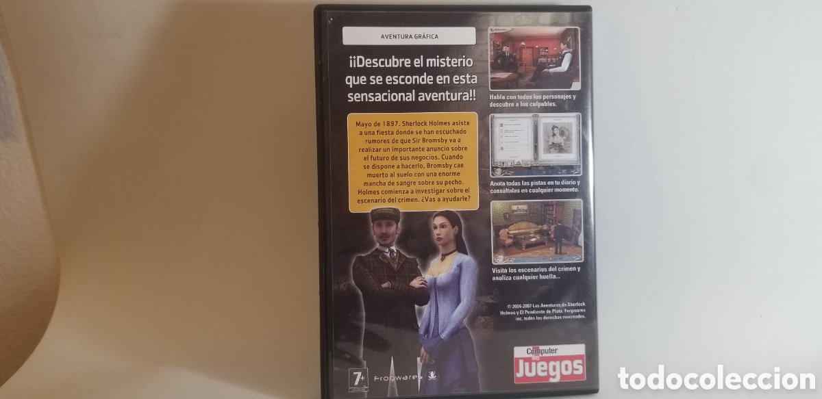 Videojuegos y consolas: SHERLOCK HOLMES el pendiente de plata PC - Foto 3