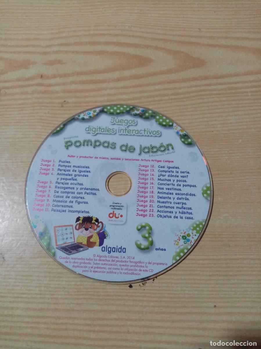 Videojuegos y consolas: CD ROM. JUEGOS DIGITALES. POMPAS DE JABON. SOLAMENTE EL DISCO. MB1 - Foto 1