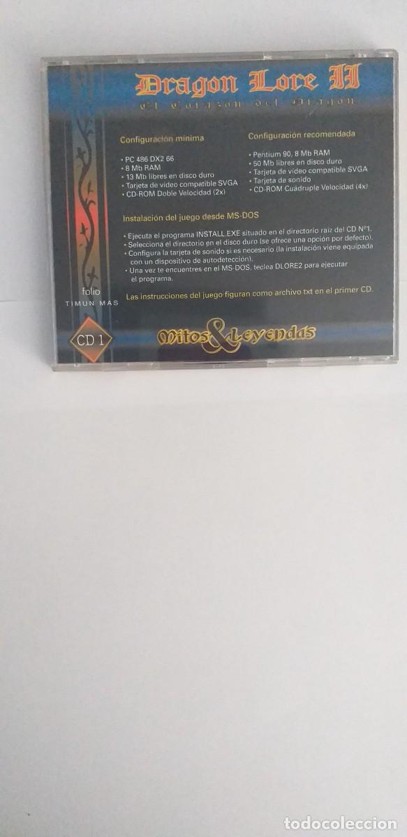 Videojuegos y consolas: DRAGON LORE II CD1 EL CORAZON DEL DRAGON - Foto 2