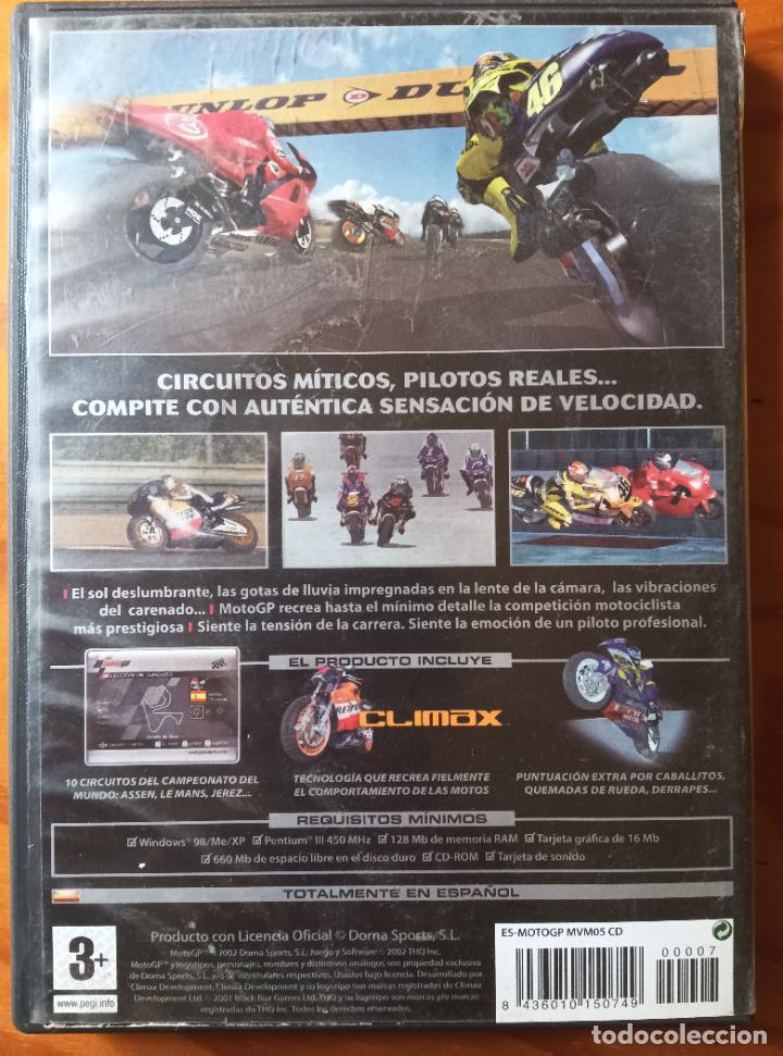 Videojuegos y consolas: MOTO GP - PC CD ROM - PAL ESPA&Ntilde;A - - Foto 3