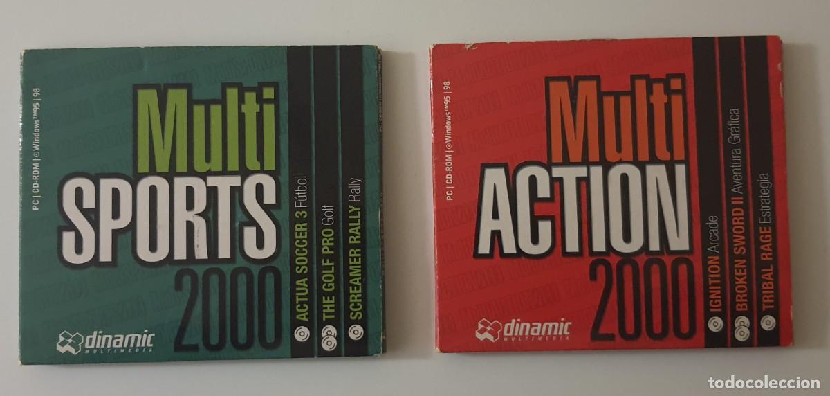 Videojuegos y consolas: Retro - Pack juegos PC Multisports 2000 + Pack juegos PC Action 2000 - Foto 1