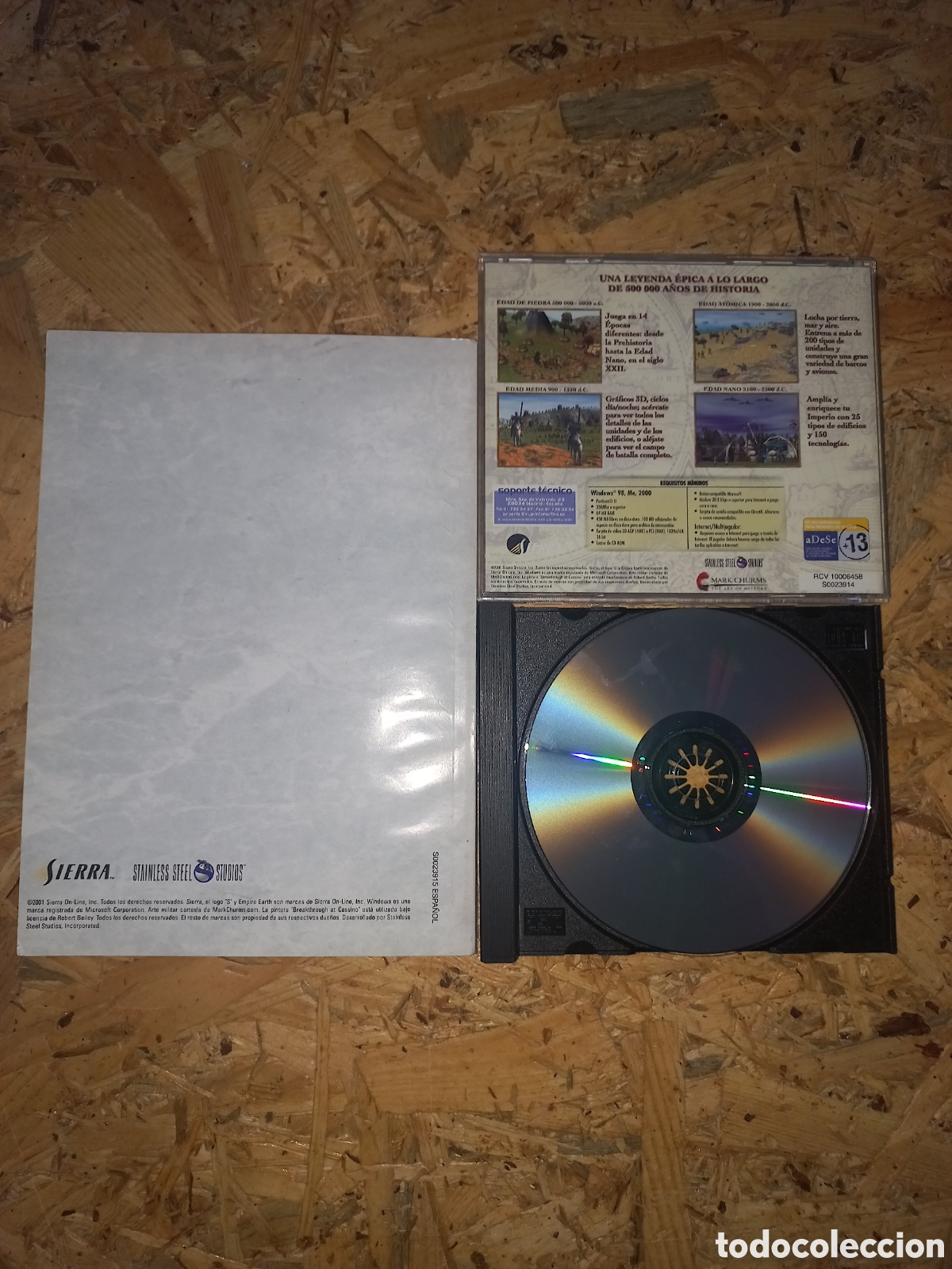 Videojuegos y consolas: PC CD EMPIRE EARTH PAL ESP (JUEGO + MANUAL) - Foto 2