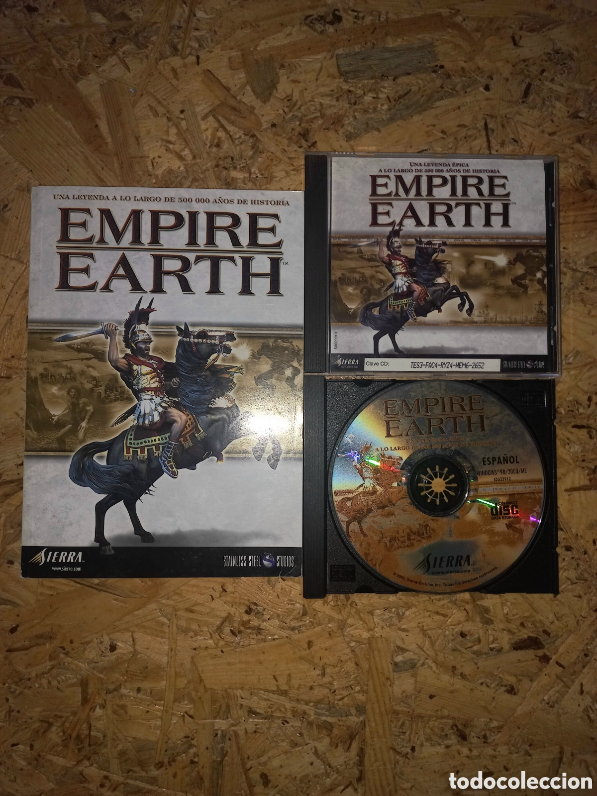 Videojuegos y consolas: PC CD EMPIRE EARTH PAL ESP (JUEGO + MANUAL) - Foto 1