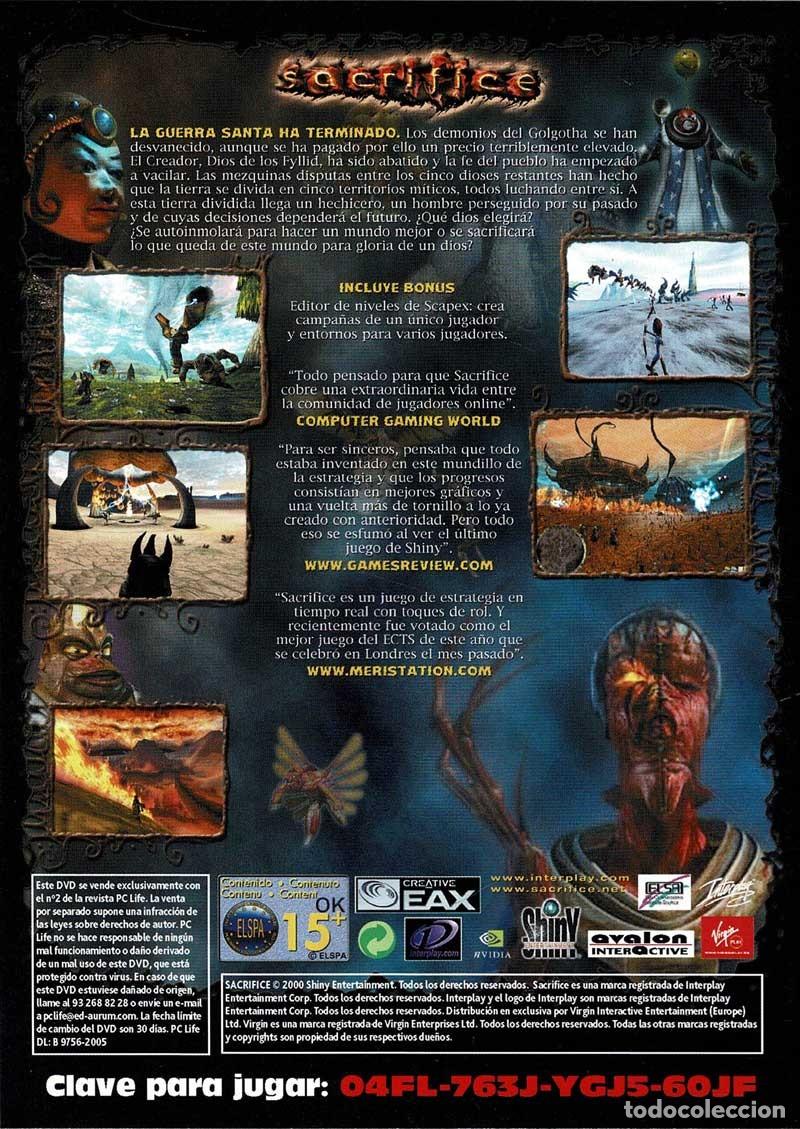 Videojuegos y consolas: Sacrifice. PC - Foto 2