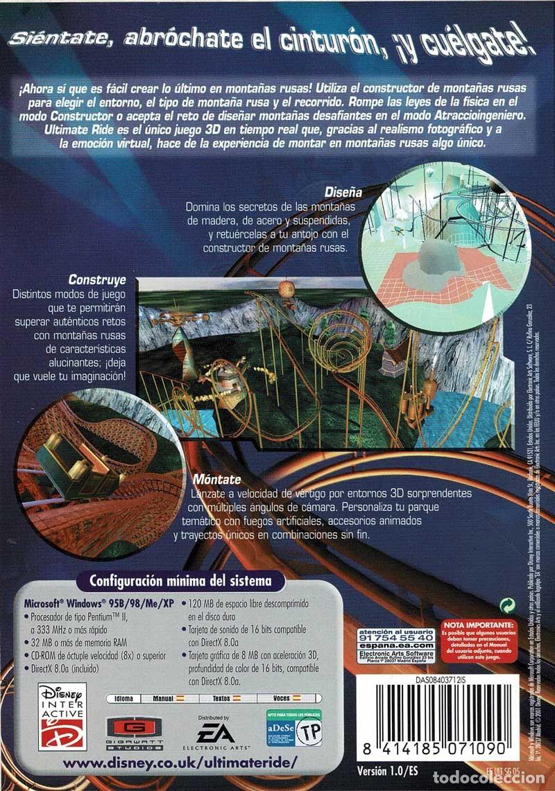 Videojuegos y consolas: Ultimate Ride. PC - Foto 2