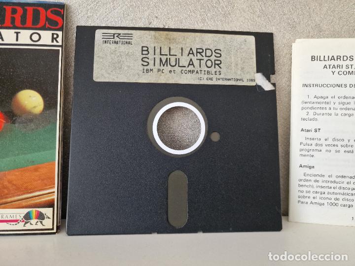 Videojuegos y consolas: BILLIARDS SIMULATOR PC 5 1/4 JUEGO DE BILLAR - Foto 3