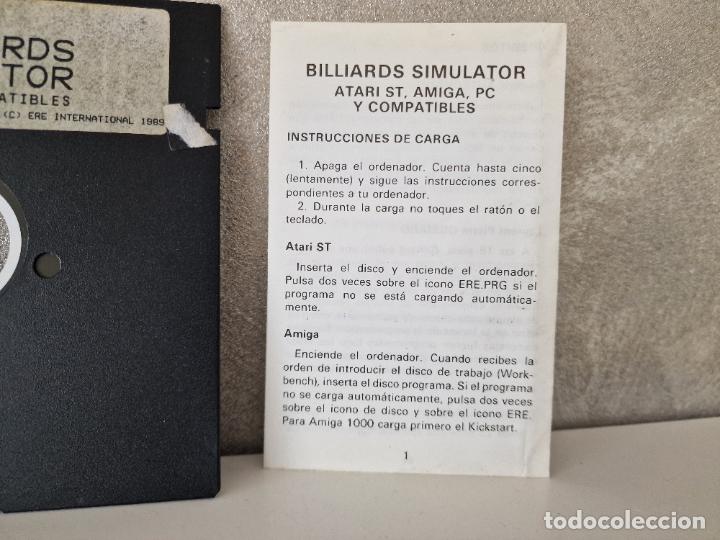 Videojuegos y consolas: BILLIARDS SIMULATOR PC 5 1/4 JUEGO DE BILLAR - Foto 4