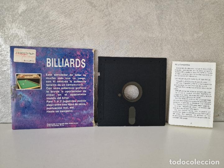 Videojuegos y consolas: BILLIARDS SIMULATOR PC 5 1/4 JUEGO DE BILLAR - Foto 5