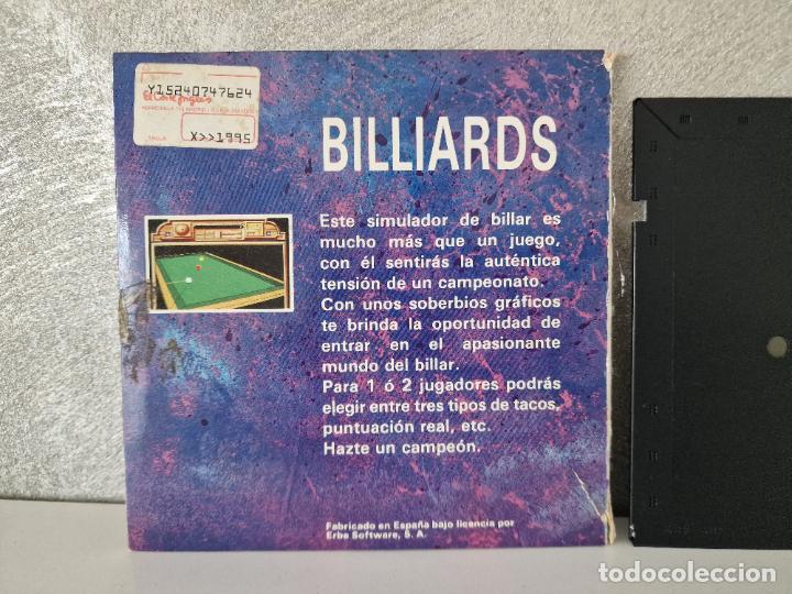 Videojuegos y consolas: BILLIARDS SIMULATOR PC 5 1/4 JUEGO DE BILLAR - Foto 6