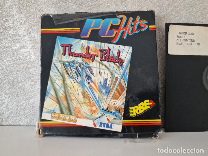 Videojuegos y consolas: THUNDERBLADE JUEGO PC 5 1/4 - Foto 2