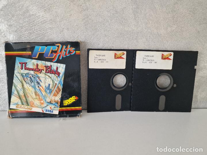 Videojuegos y consolas: THUNDERBLADE JUEGO PC 5 1/4 - Foto 1