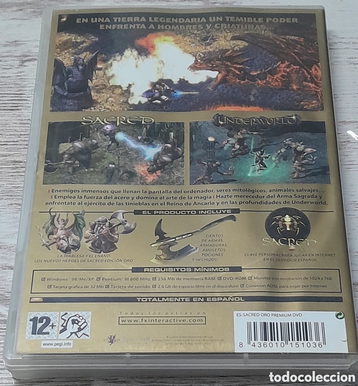 Videojuegos y consolas: SACRED EDICI&Oacute;N DE ORO - Foto 2