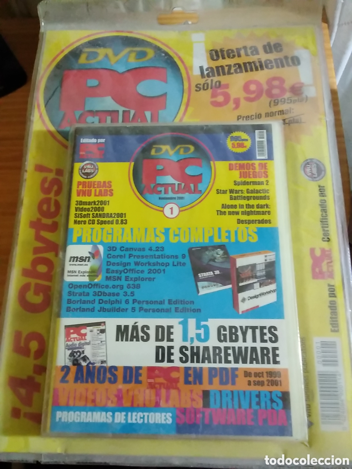Videojuegos y consolas: Pc actual DVD programas completos incluye cd - Foto 1