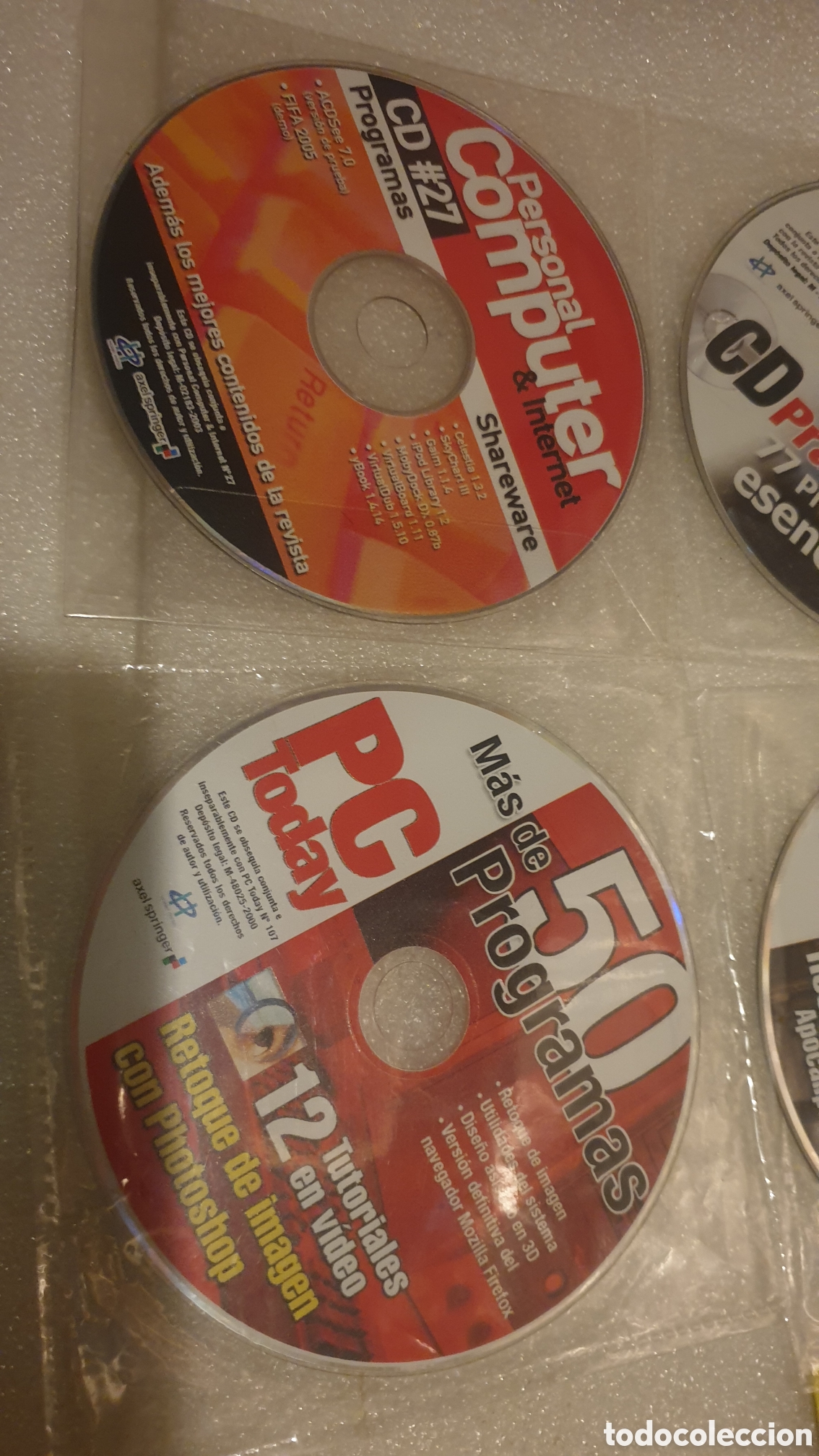 Videojuegos y consolas: Lote 7 CDs programas PC. - Foto 5