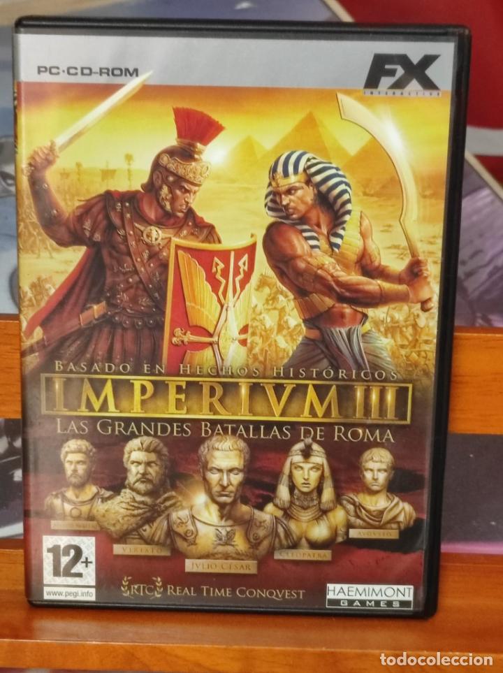 Videojuegos y consolas: PC CD ROM - FX - IMPERIUM III - CON INSTRUCCIONES (PT10) - Foto 1