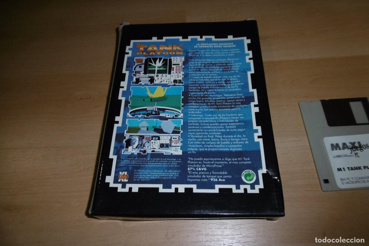 Videojuegos y consolas: PC 3 1/2 M1 Tank Platoon. Microprose - Foto 2
