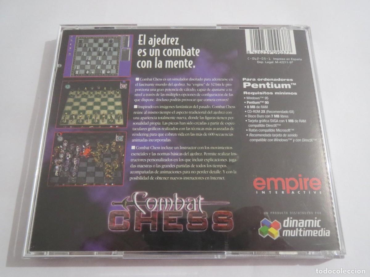 Videojuegos y consolas: COMBAT CHESS EMPIRE INTERACTIVE 1997 DINAMIC MULTIMEDIA PC CD-ROM WINDOWS 95 MUY BUEN ESTADO - Foto 2