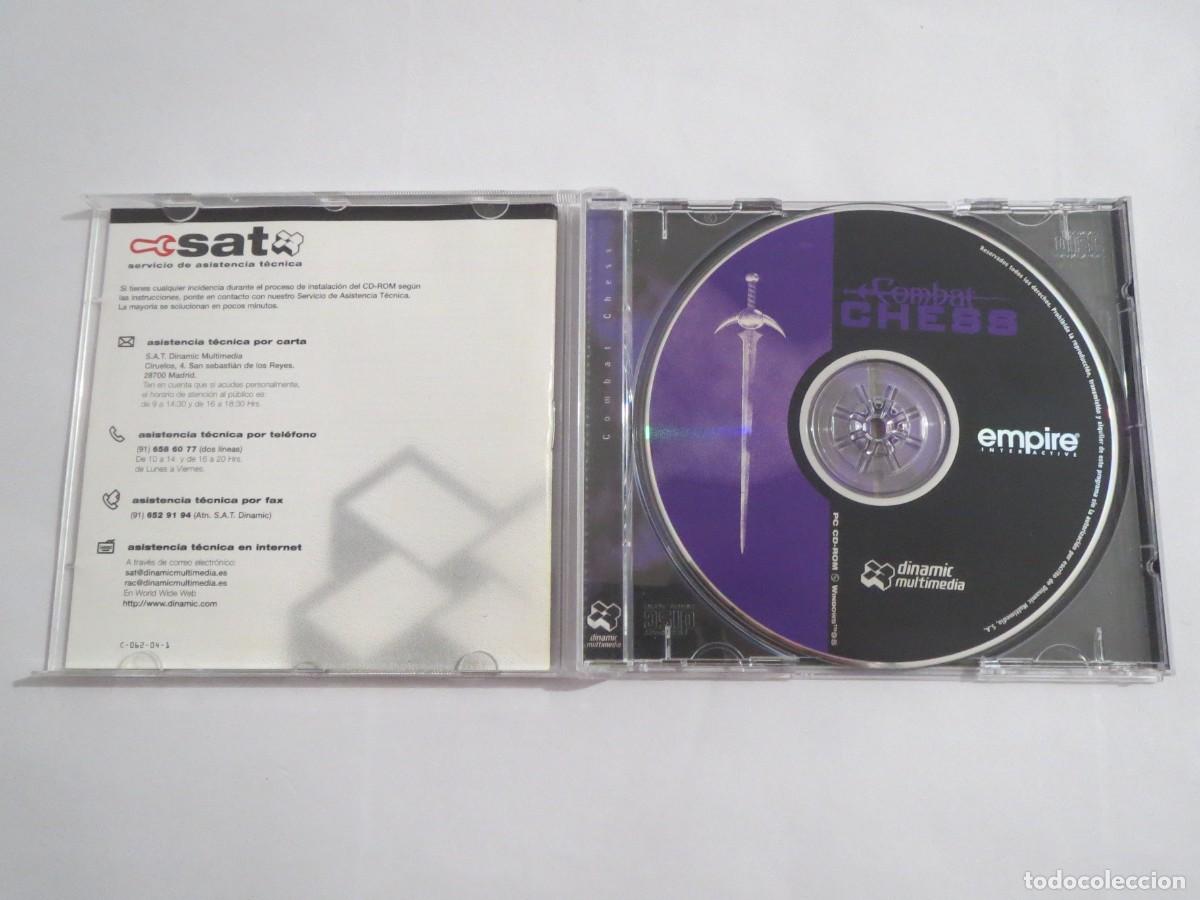 Videojuegos y consolas: COMBAT CHESS EMPIRE INTERACTIVE 1997 DINAMIC MULTIMEDIA PC CD-ROM WINDOWS 95 MUY BUEN ESTADO - Foto 4