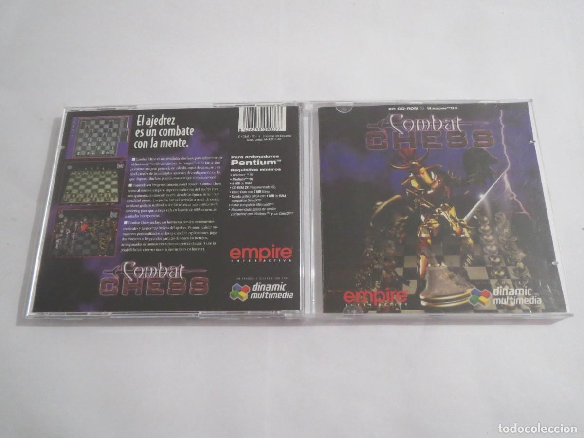 Videojuegos y consolas: COMBAT CHESS EMPIRE INTERACTIVE 1997 DINAMIC MULTIMEDIA PC CD-ROM WINDOWS 95 MUY BUEN ESTADO - Foto 3
