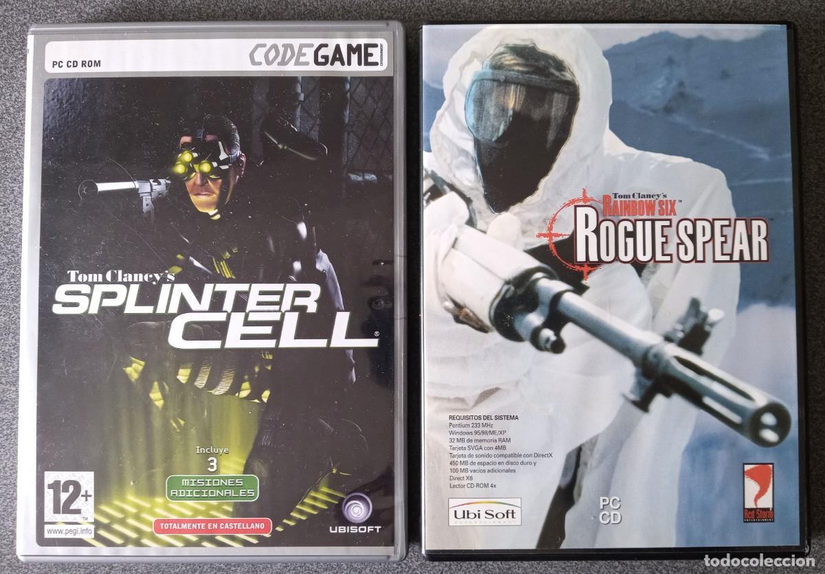Videojuegos y consolas: Lote juegos Pc Tom Clancy&acute;s Splinter Cell Rogue Spear - Foto 1