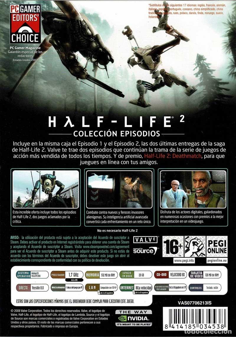 Videojuegos y consolas: Half-Life 2. Colecci&oacute;n Episodios. PC - Foto 2