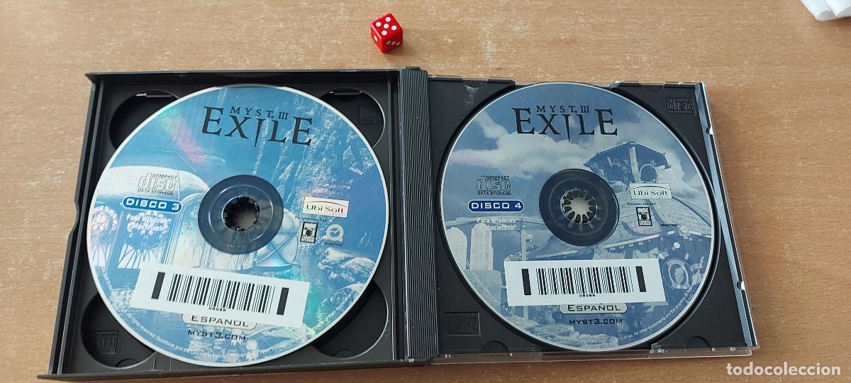Videojuegos y consolas: MYST III EXILE 4 DISCOS PC CD ROM ESPA&Ntilde;A - Foto 4