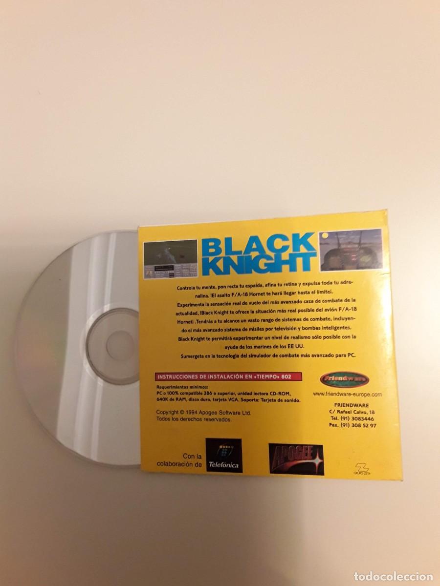 Videojuegos y consolas: BLACK KNIGHT(VERSION COMPLETA)SIMULADOR DE CONBATE AEREO. CD - Foto 2