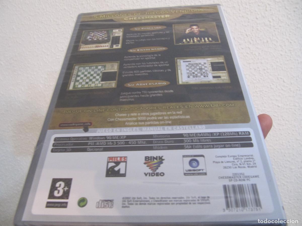 Videojuegos y consolas: CHESSMASTER 9000 JUEGO PC PRECINTADO - Foto 2