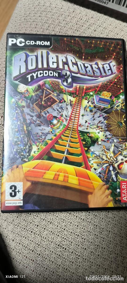 Videojuegos y consolas: JUEGO PC ROLLER COASTER TYCOON 3 PC CD-ROM - ATARI - ROLLERCOASTER - Foto 1