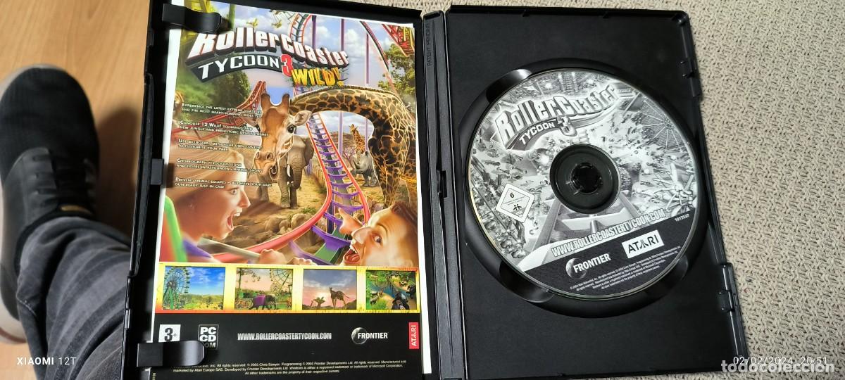 Videojuegos y consolas: JUEGO PC ROLLER COASTER TYCOON 3 PC CD-ROM - ATARI - ROLLERCOASTER - Foto 3
