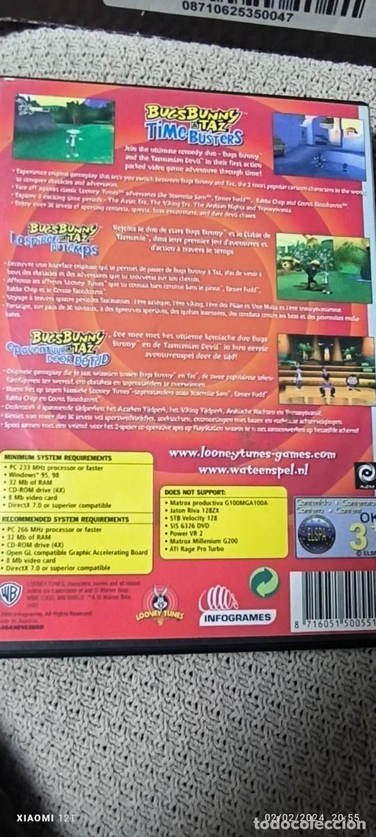 Videojuegos y consolas: JUEGO PC BUGS BUNNY & TAZ - Foto 2