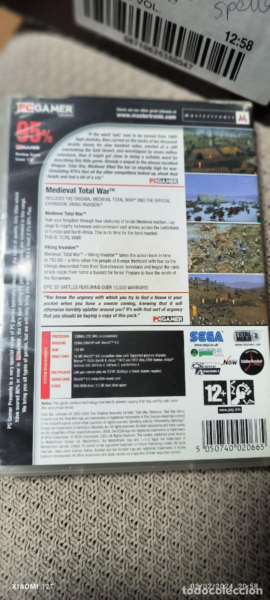 Videojuegos y consolas: JUEGO PC MEDIEVAL TOTAL WAR - Foto 2