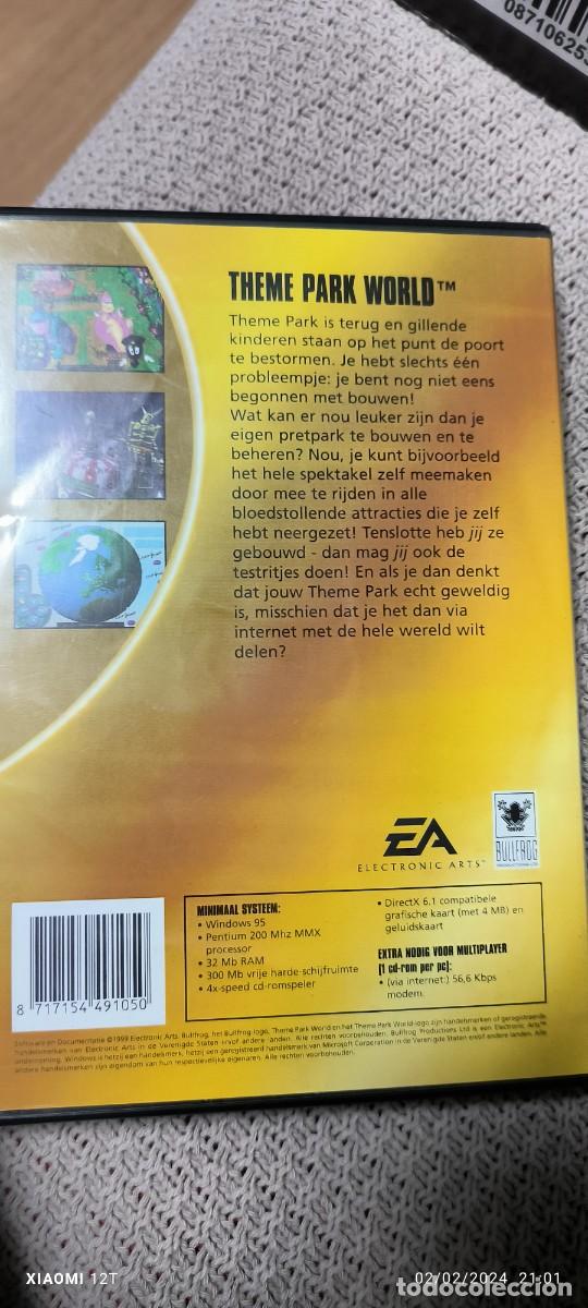 Videojuegos y consolas: JUEGO PC THEME PARK WORLD - Foto 2