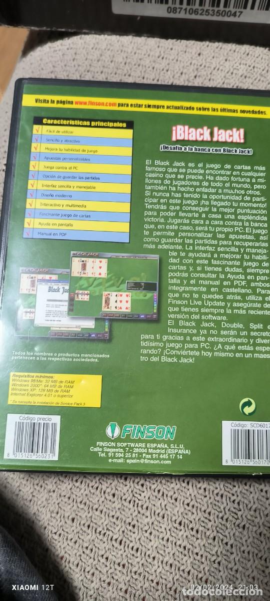 Videojuegos y consolas: JUEGO PC BLACK JACK - Foto 2