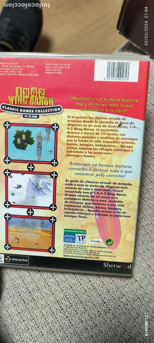 Videojuegos y consolas: JUEGO PC 1942 WING BARON - Foto 2