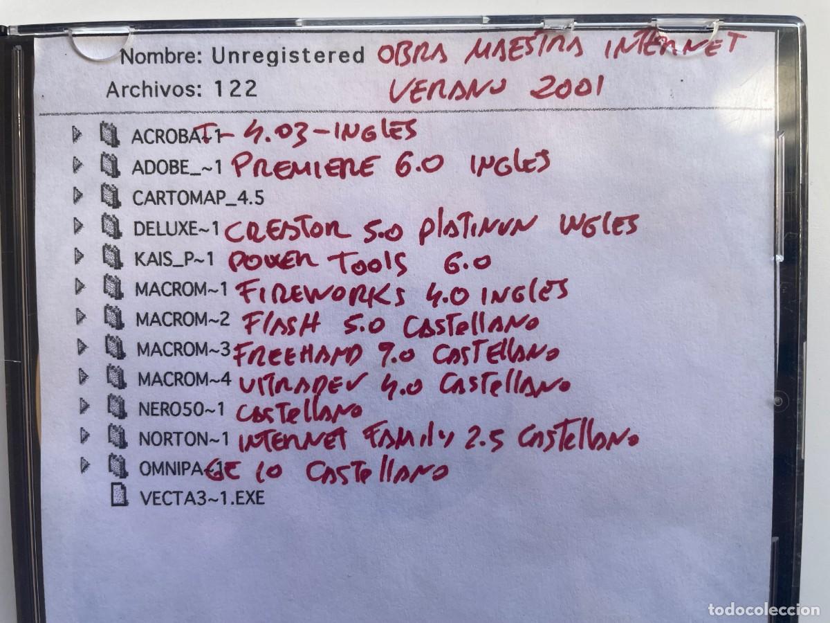 Videojuegos y consolas: OBRA MAESTRA recopilaci&oacute;n Software pc/win vintage - Foto 6