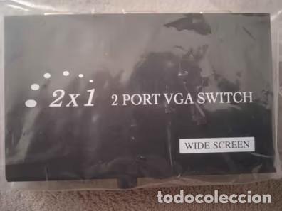 Videojuegos y consolas: PORT SWITCH cambio 2 VGAs - Foto 1