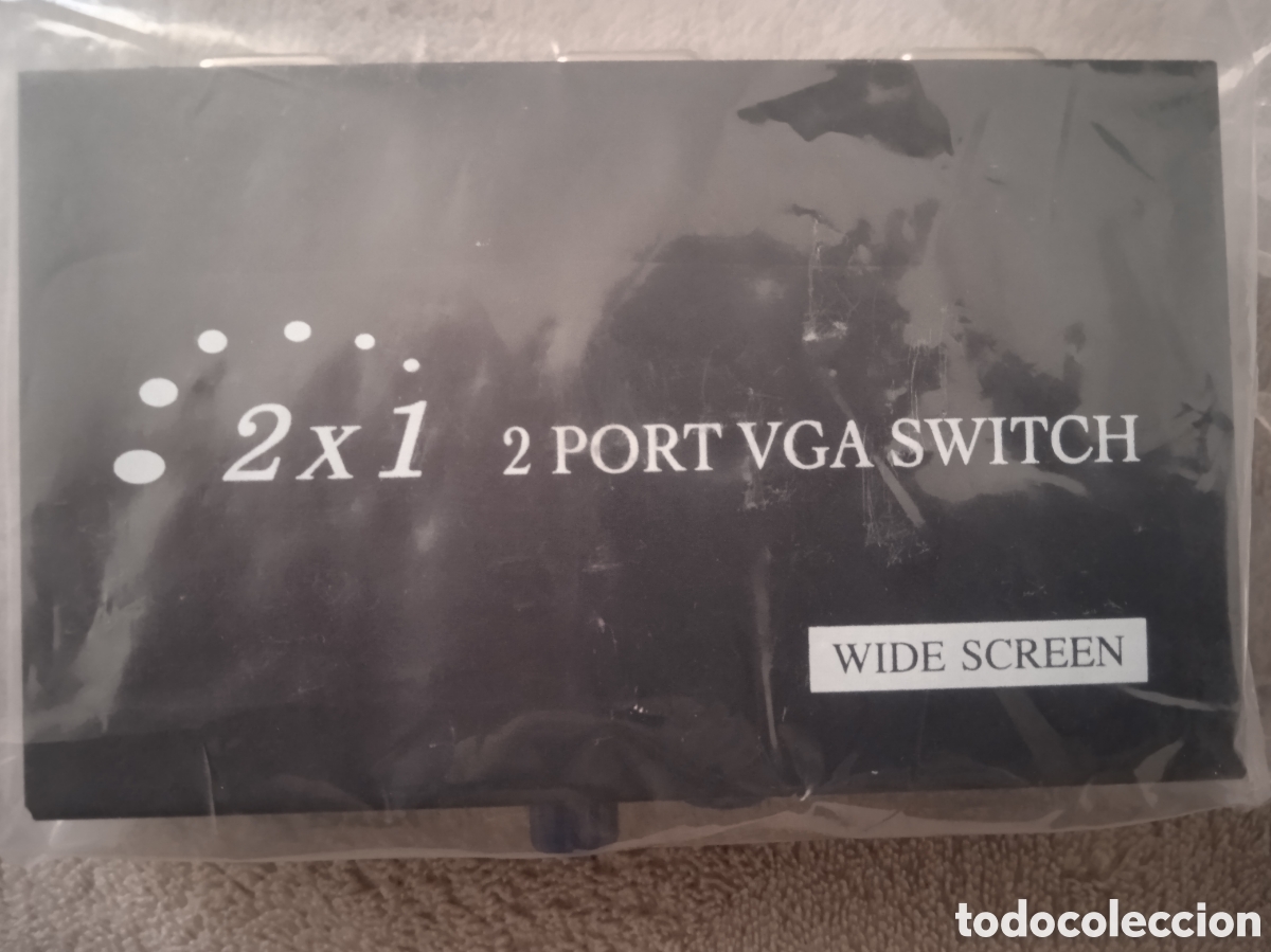 Videojuegos y consolas: PORT SWITCH cambio 2 VGAs - Foto 4