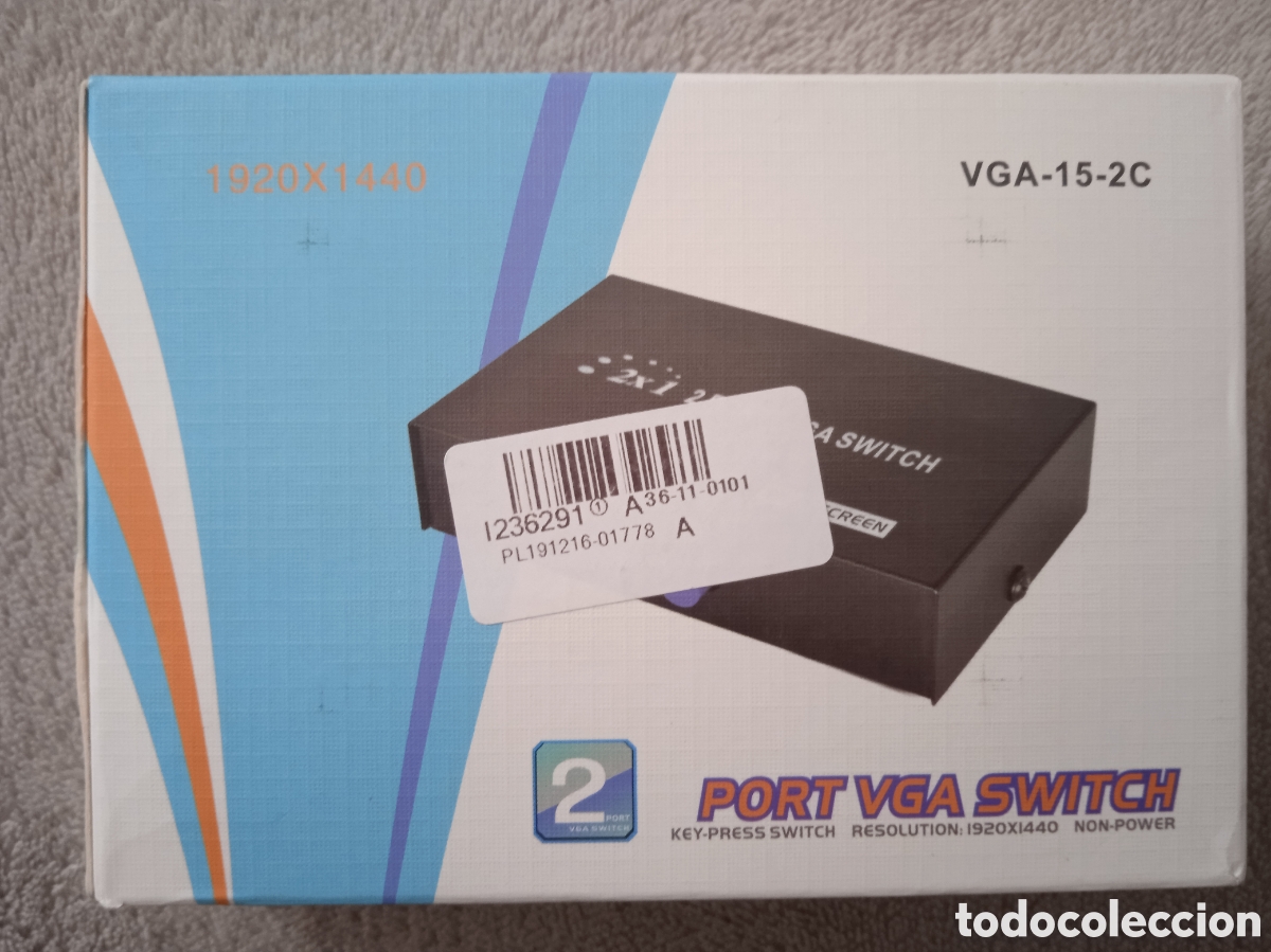 Videojuegos y consolas: PORT SWITCH cambio 2 VGAs - Foto 5
