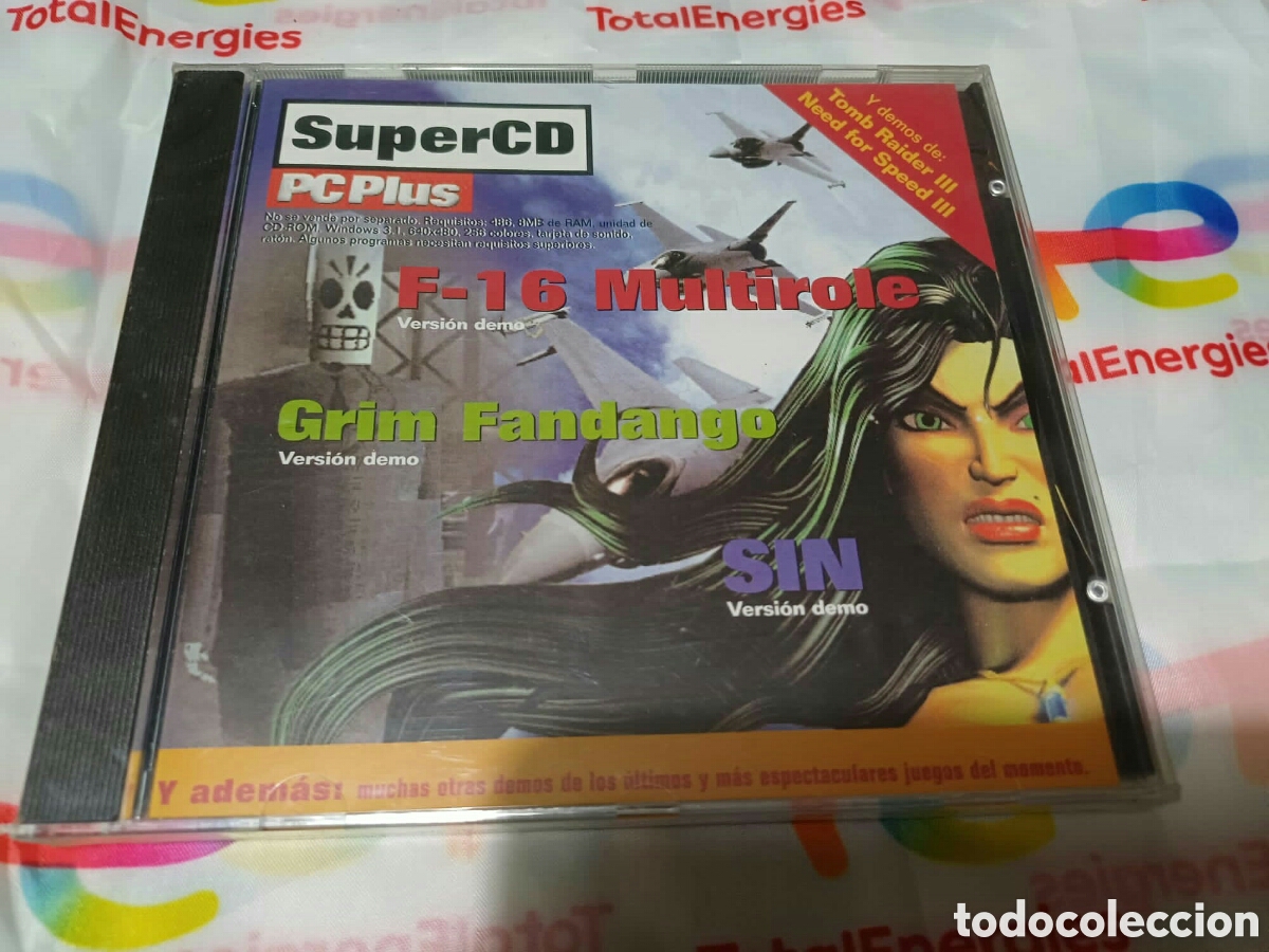 Videojuegos y consolas: F 16 multirole Grim fandango NUEVO PRECINTADO CD PC - Foto 1