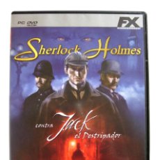 Videojuegos y Consolas: JUEGO PARA PC SHERLOCH HOLMES: CONTRA JACK EL DESTRIPADOR. FX INTERACTIVE. COMPLETO
