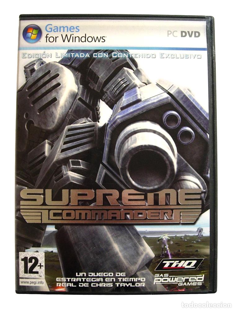 Videojuegos y consolas: Juego para PC Supreme Commander. Games for Windows. Completo Edic. Limitada - Foto 1