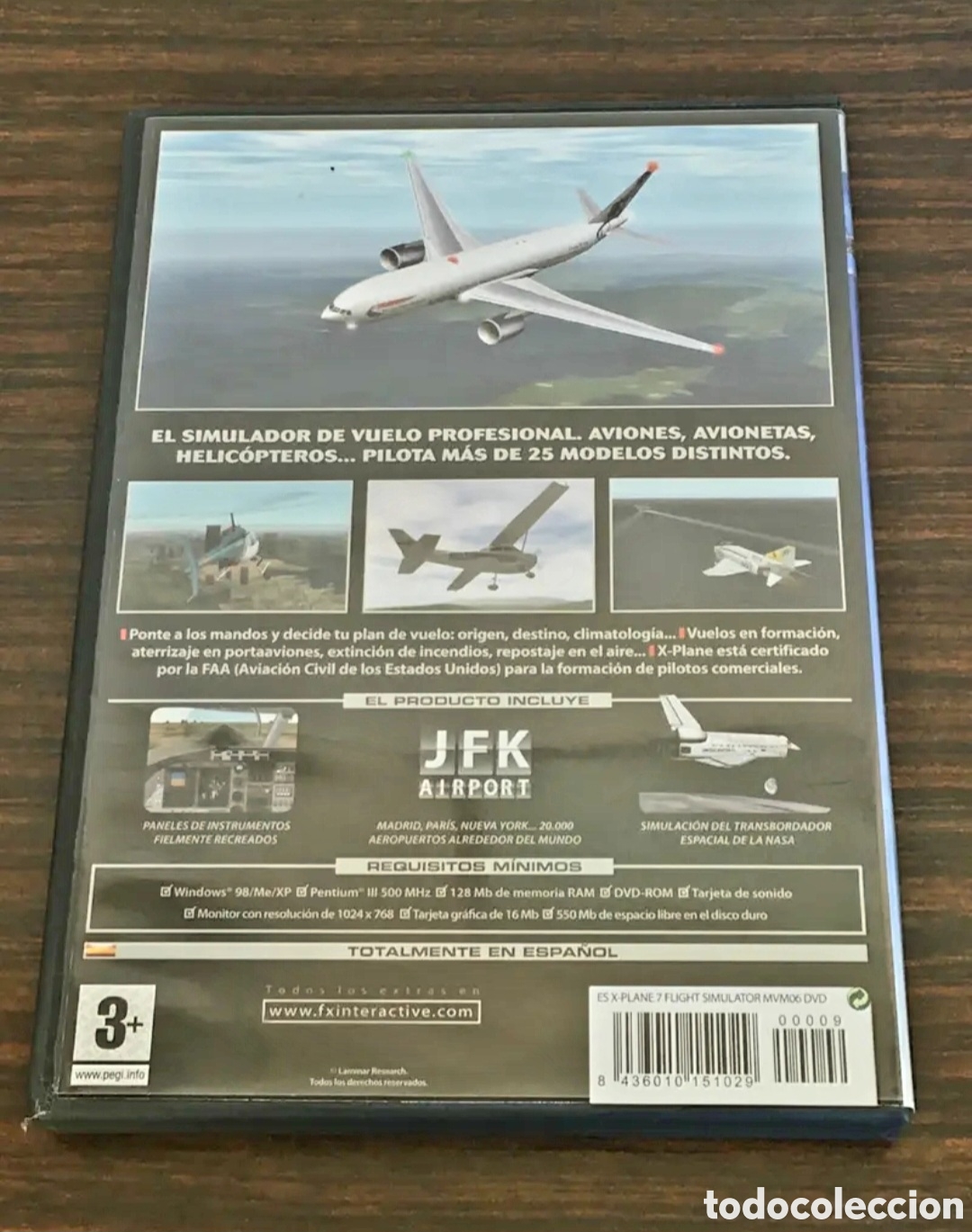 Videojuegos y consolas: Juego cl&aacute;sico PC X-Plane 7 Flight Simulator nuevo - Foto 2